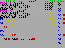 Running screen