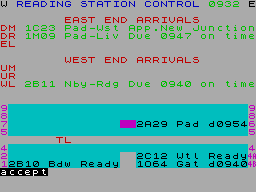 Running screen