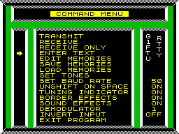 Running screen