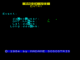 Running screen