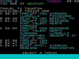 Running screen