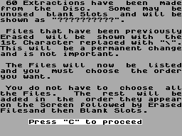 Running screen