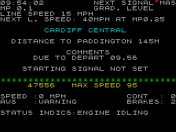 Running screen