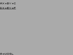 Running screen