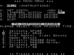 Running screen