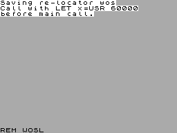 Running screen