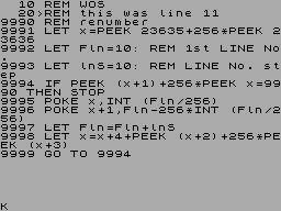 Running screen