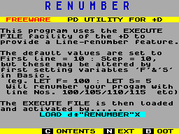 Running screen