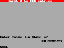 Running screen