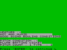 Running screen