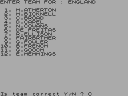 Running screen