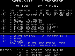 Running screen