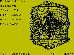 Running screen
