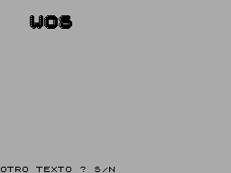 Running screen