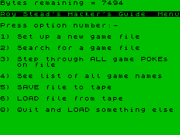 Running screen