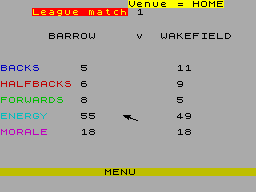 Running screen