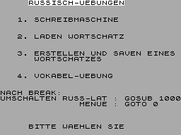 Running screen