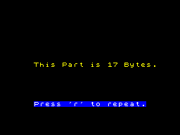 Running screen