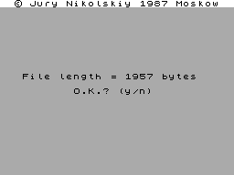 Running screen