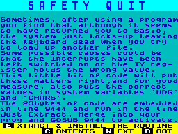 Running screen