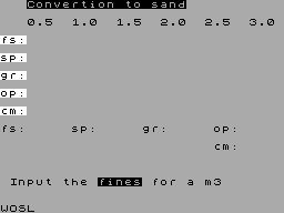 Running screen