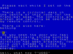 Running screen