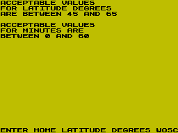 Running screen