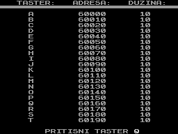 Running screen