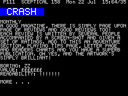 Running screen