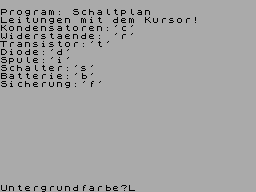 Running screen