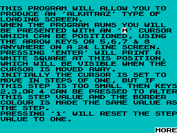 Running screen