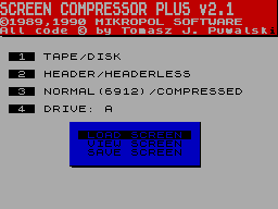 Running screen
