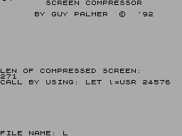 Running screen