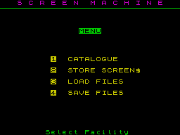 Running screen