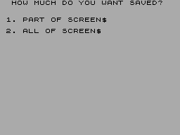 Running screen
