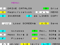 Running screen