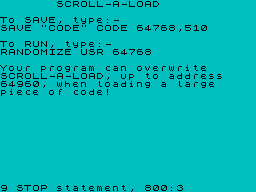 Running screen