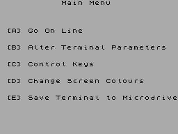 Running screen