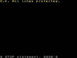 Running screen