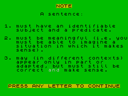 Running screen