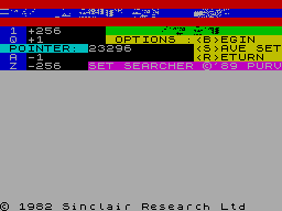 Running screen