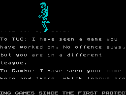 Running screen