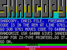 Running screen