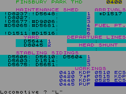 Running screen