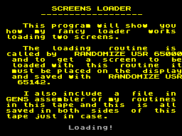 Running screen