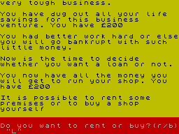 Running screen