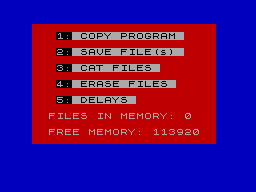 Running screen