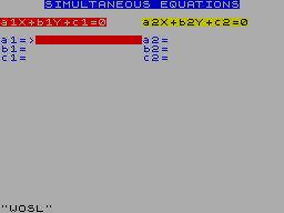 Running screen