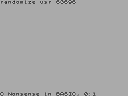 Running screen
