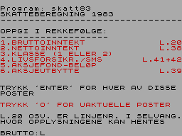 Running screen